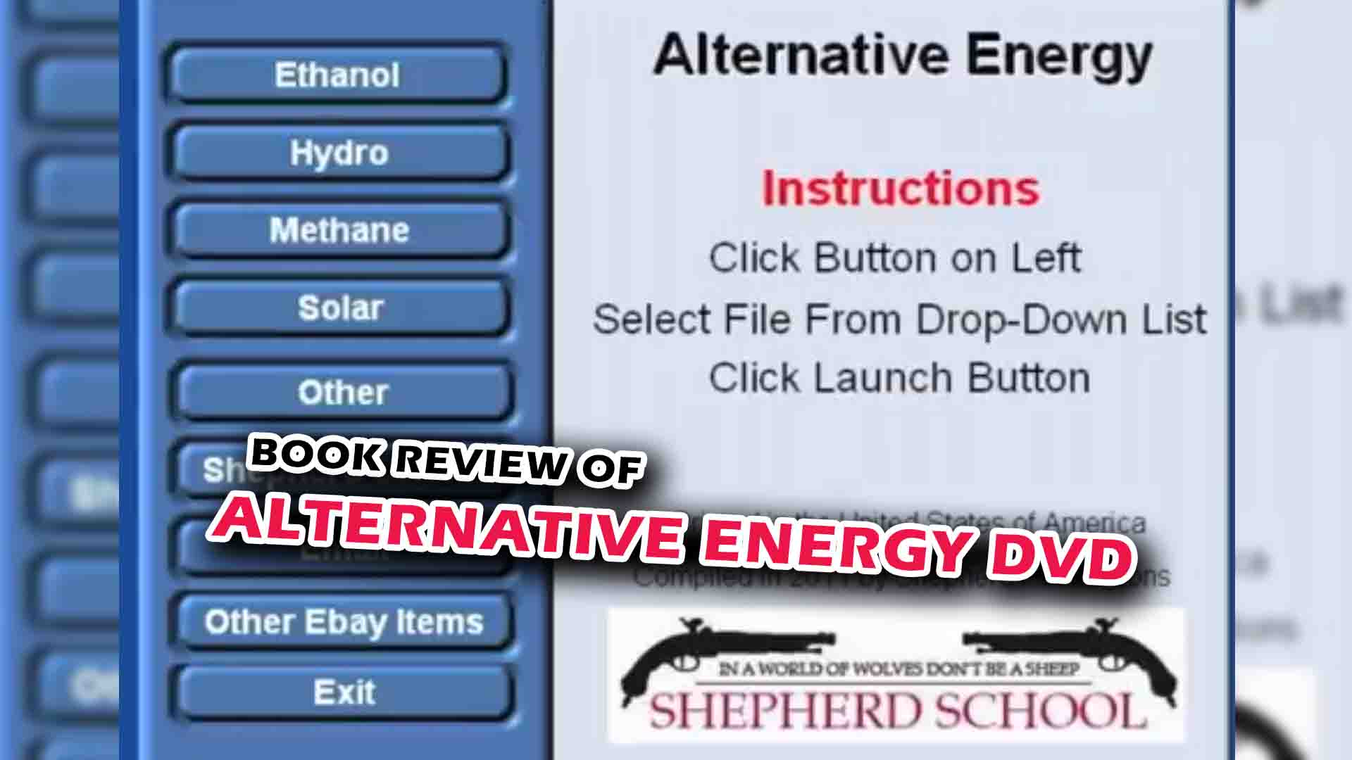 Alternative Energy DVD Book Review