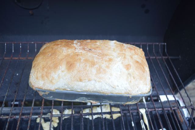 Cooking Bread in a Grill