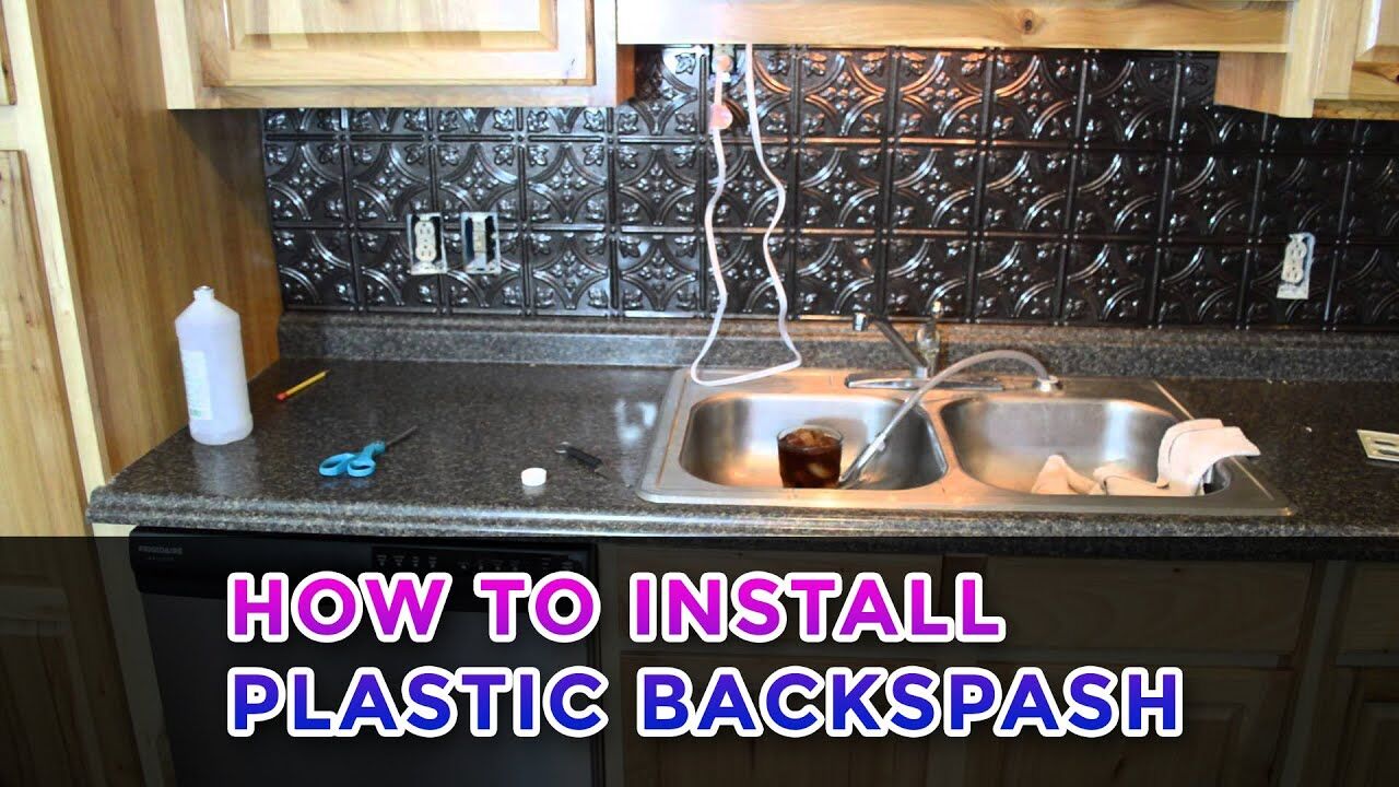 How to Install Plastic Backsplash