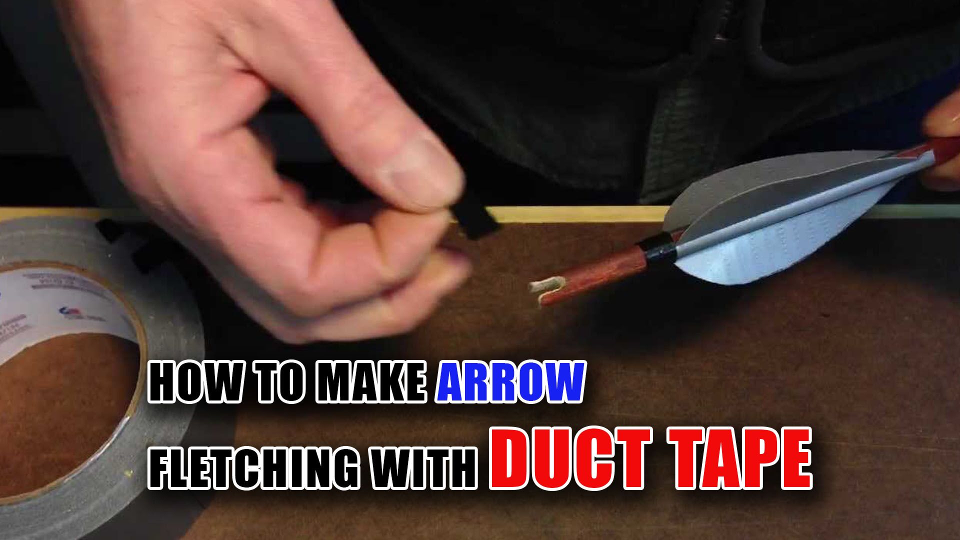 How to Make Arrow Fletching With Duct Tape