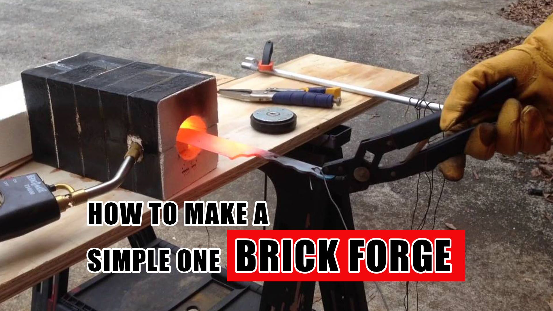 How to Make a Simple One Brick Forge