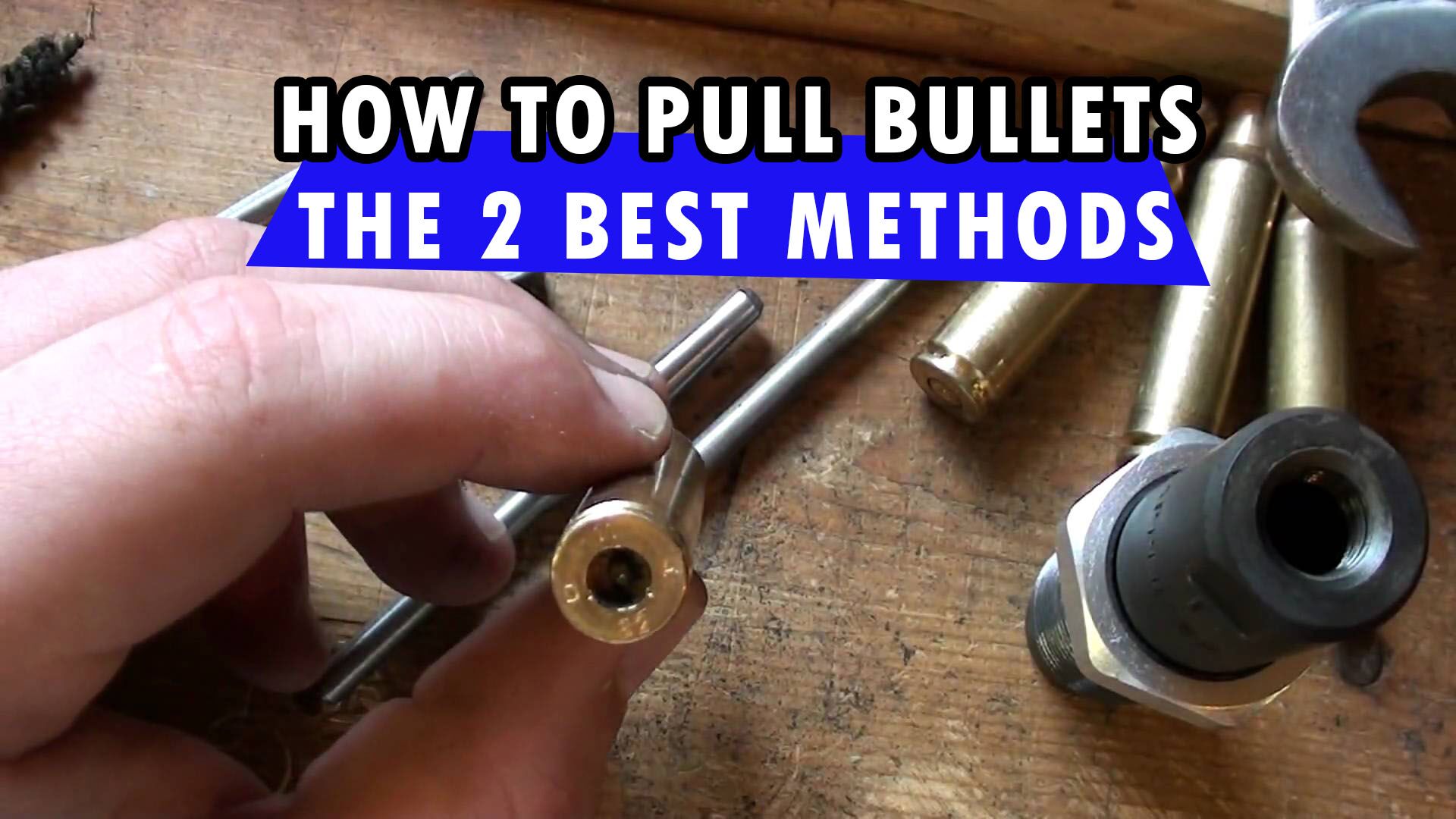 how to take apart a bullet