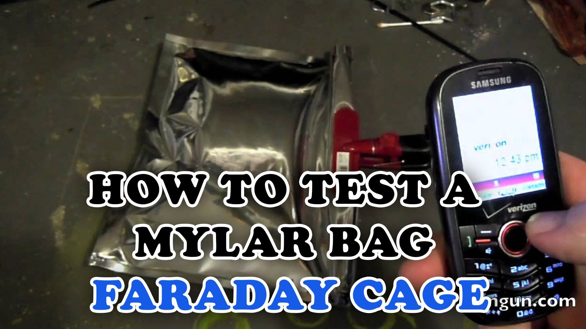 How to Test a Faraday Cage