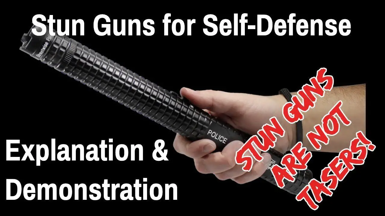 Stun Guns for Self Defense: Explanation and Demonstration: Wife Stuns Husband Stun Gun isn't a Taser