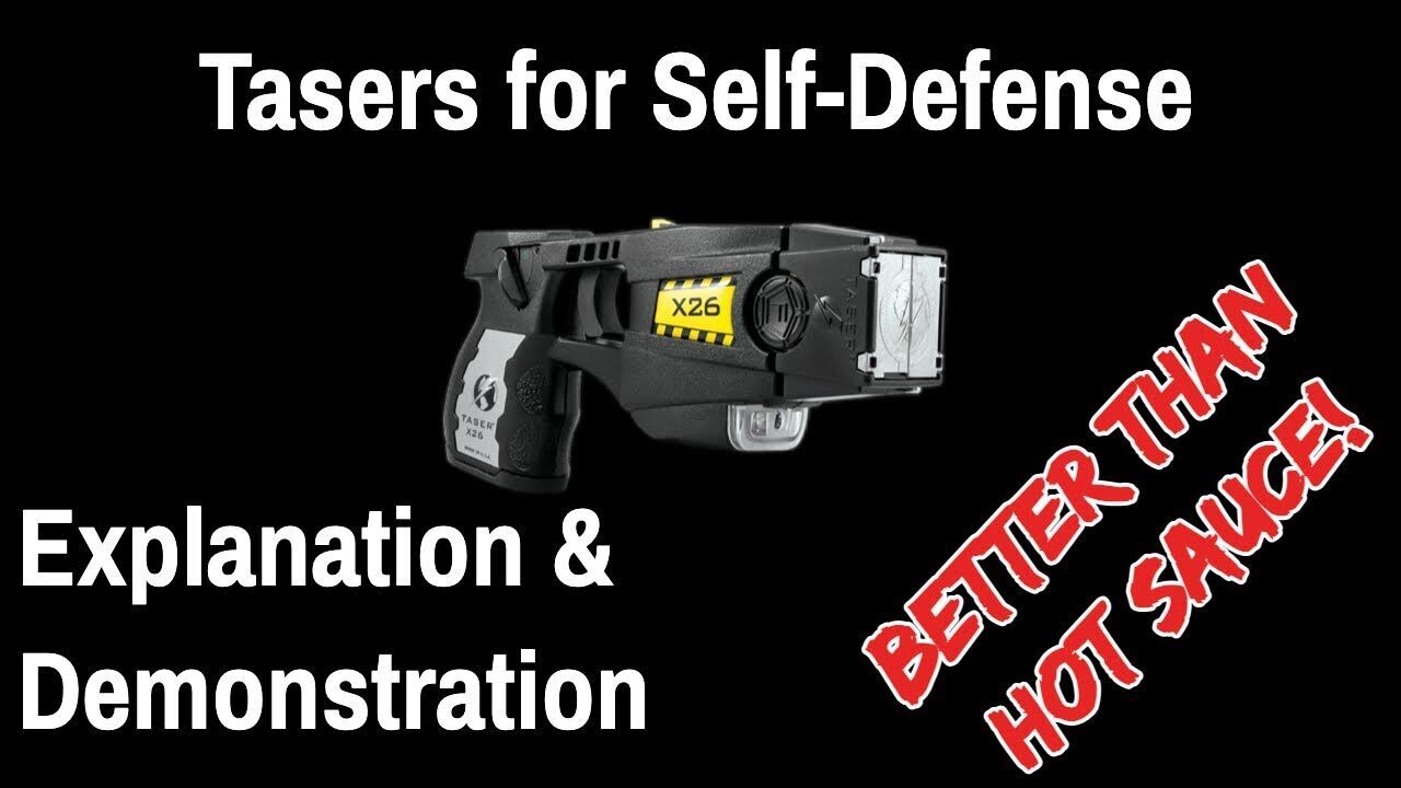 Tasers for Self Defense: Explanation and Demonstration. (Works Better Than Hot Sauce)