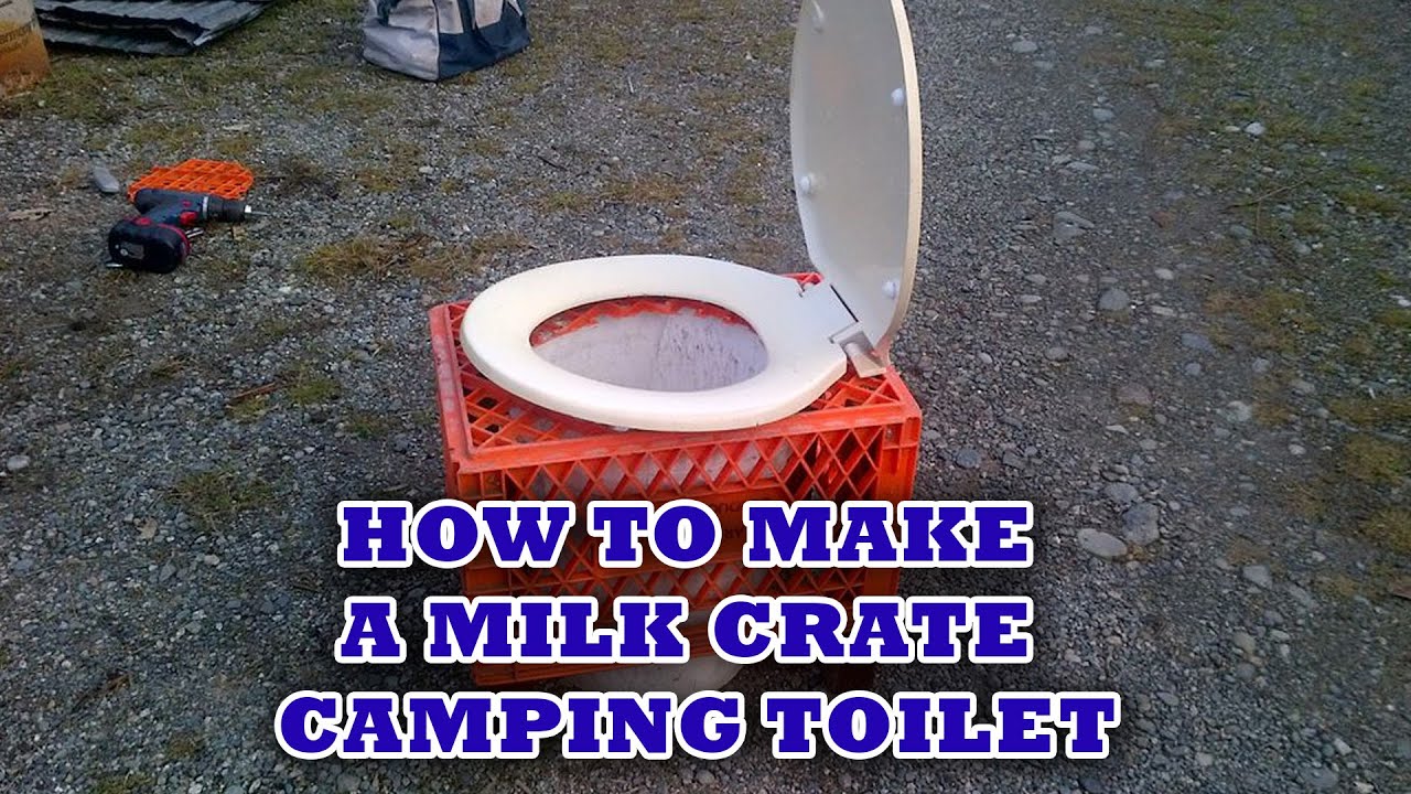 How to Make a Milk Crate Camping Toilet